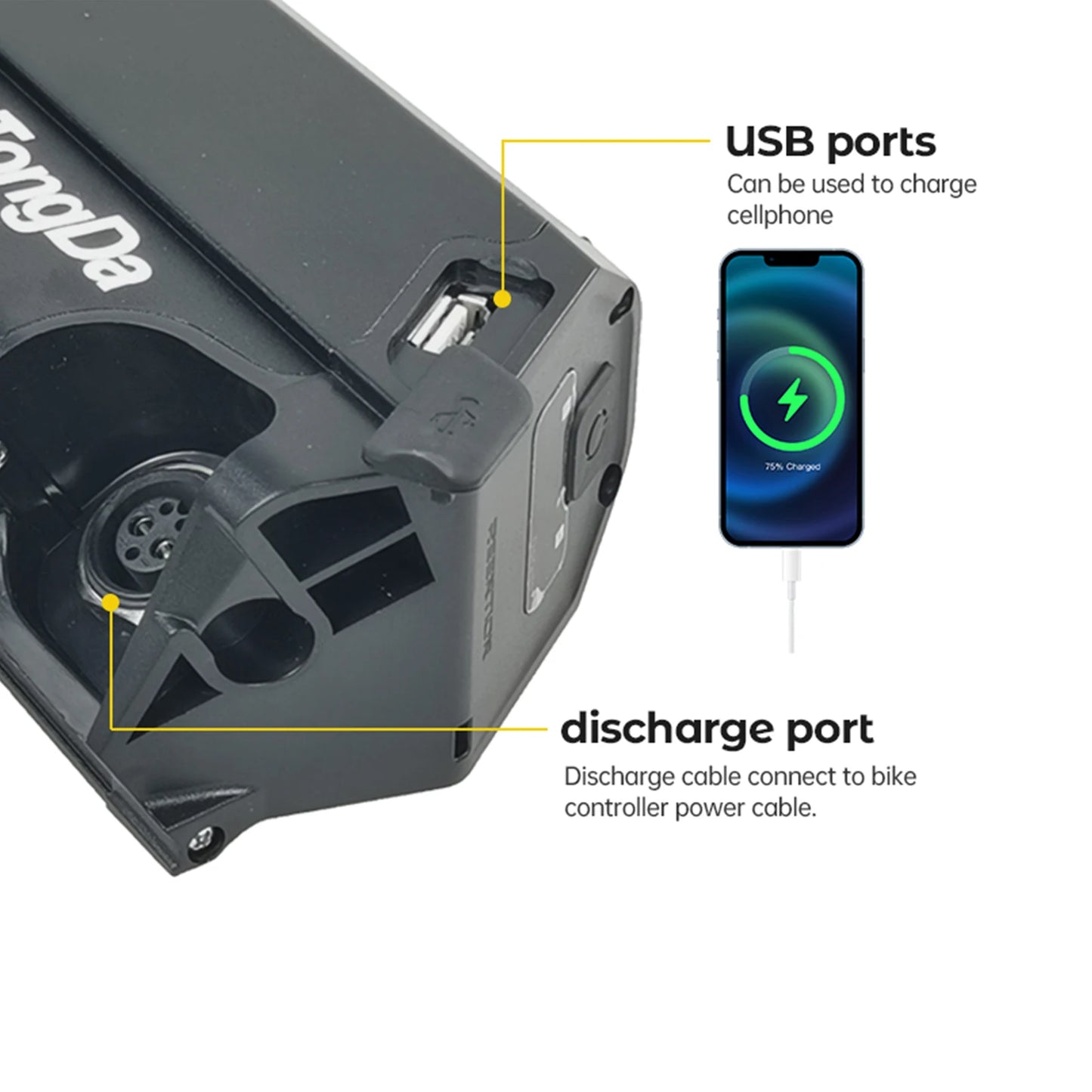 For Magnum i6 48V 13Ah 21Ah 17.5Ah 840Wh Battery Compitable with Cruiser Low Rider Metro 500 e-MTB Bike Replacement akku 460mm