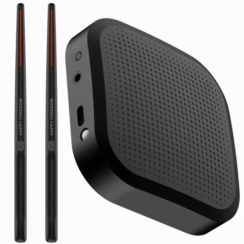 Air Drum with Drumsticks Portable Electronic Virtual Air Drum Drumsticks Pedals Smart Electronic Drum Set Gift for Adults Kids