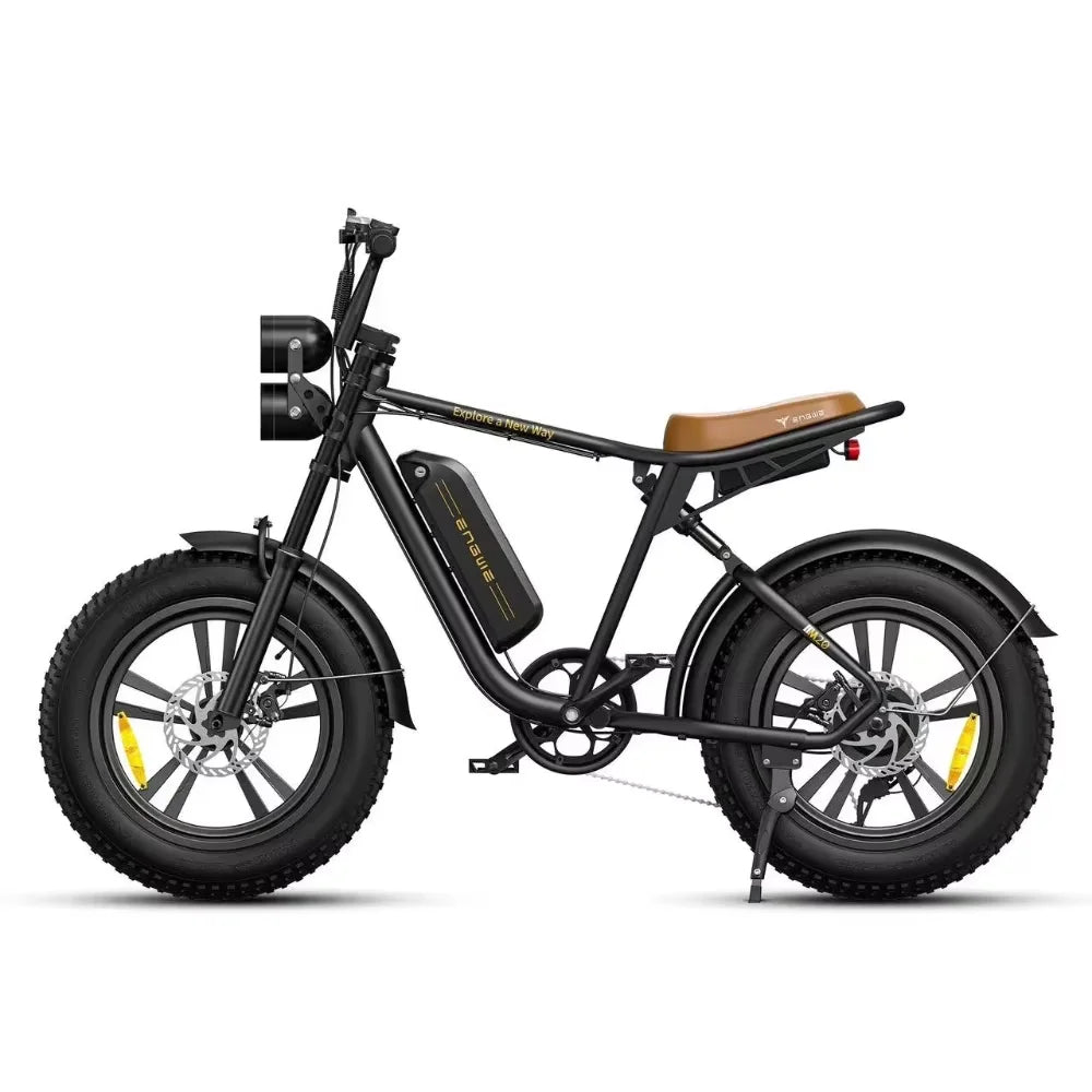 ENGWE M20 Electric Bicycle 750W Motor 48V26AH Dual Battery Mountain Snow Ebike Electric Motorcycle 20*4.0 Fat Tire Electric Bike