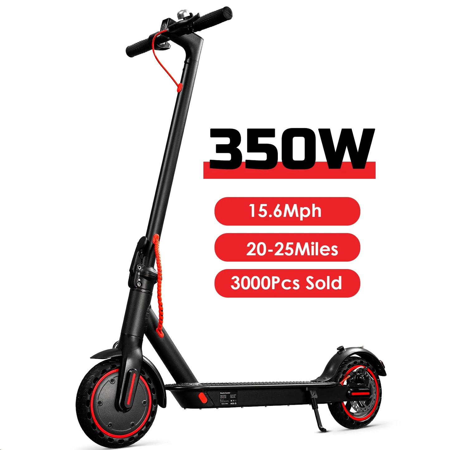 HEZZO-Foldable Electric Kick Scooter, 8.5Inch, 350W, 36V, 10.4Ah, Powerful Xiomi, Cheap Foldable Trotinette, EU and US Warehouse