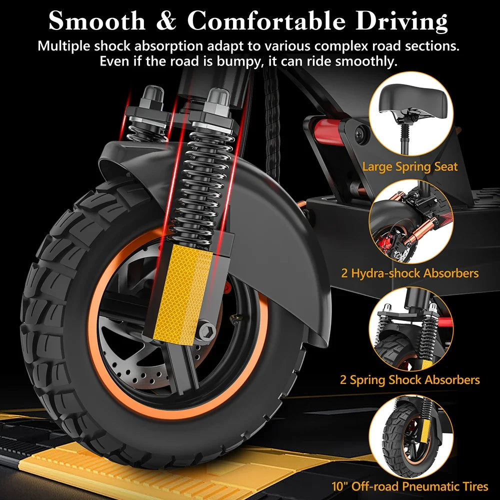 IENYRID M4 PRO S+ MAX E-Scooter 800W Motor 48V20Ah Lithium Battery Scooters Electric 10 Inch Off-road Tire Foldable E-Scooter