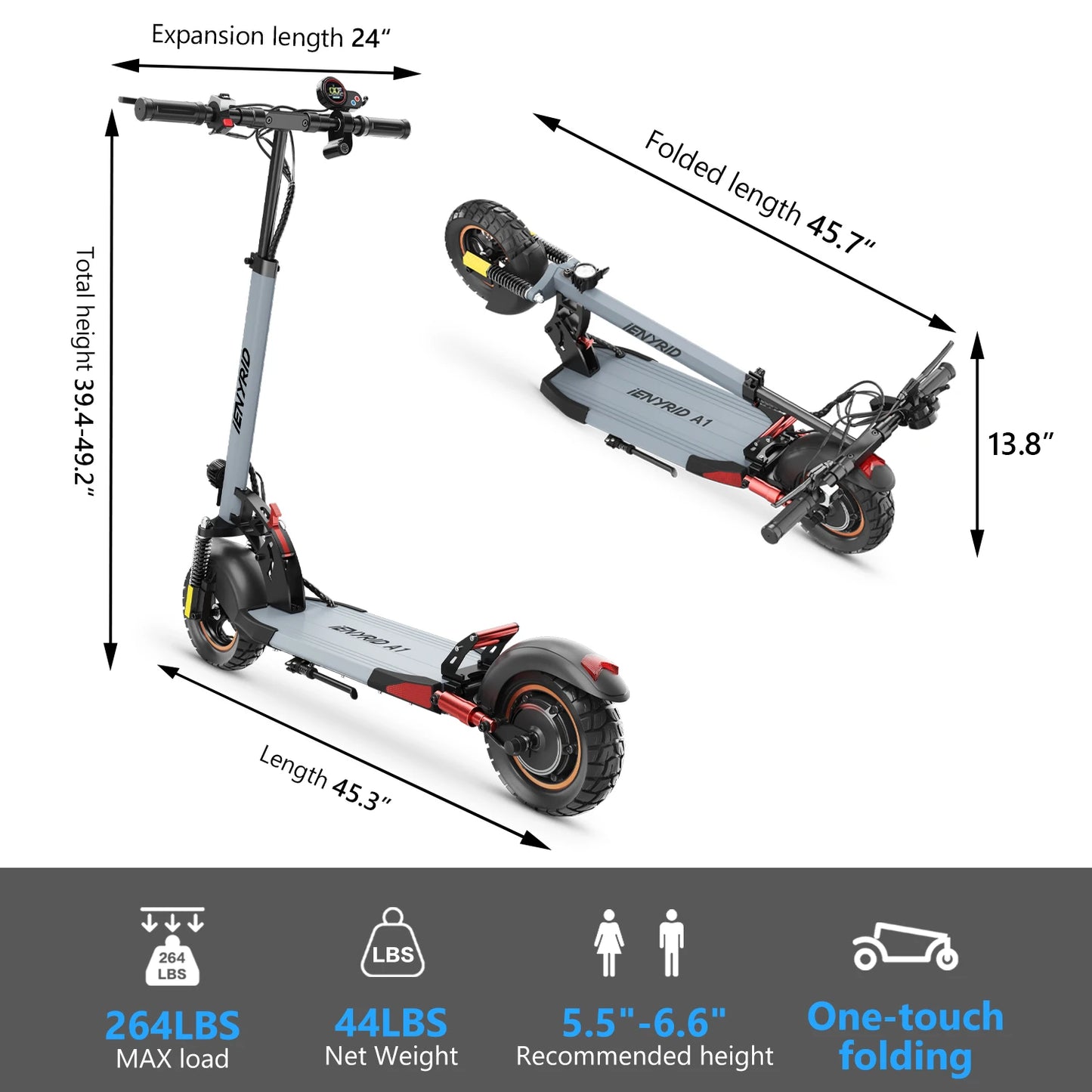 IENYRID iE-A1 Foldable Electric Scooter