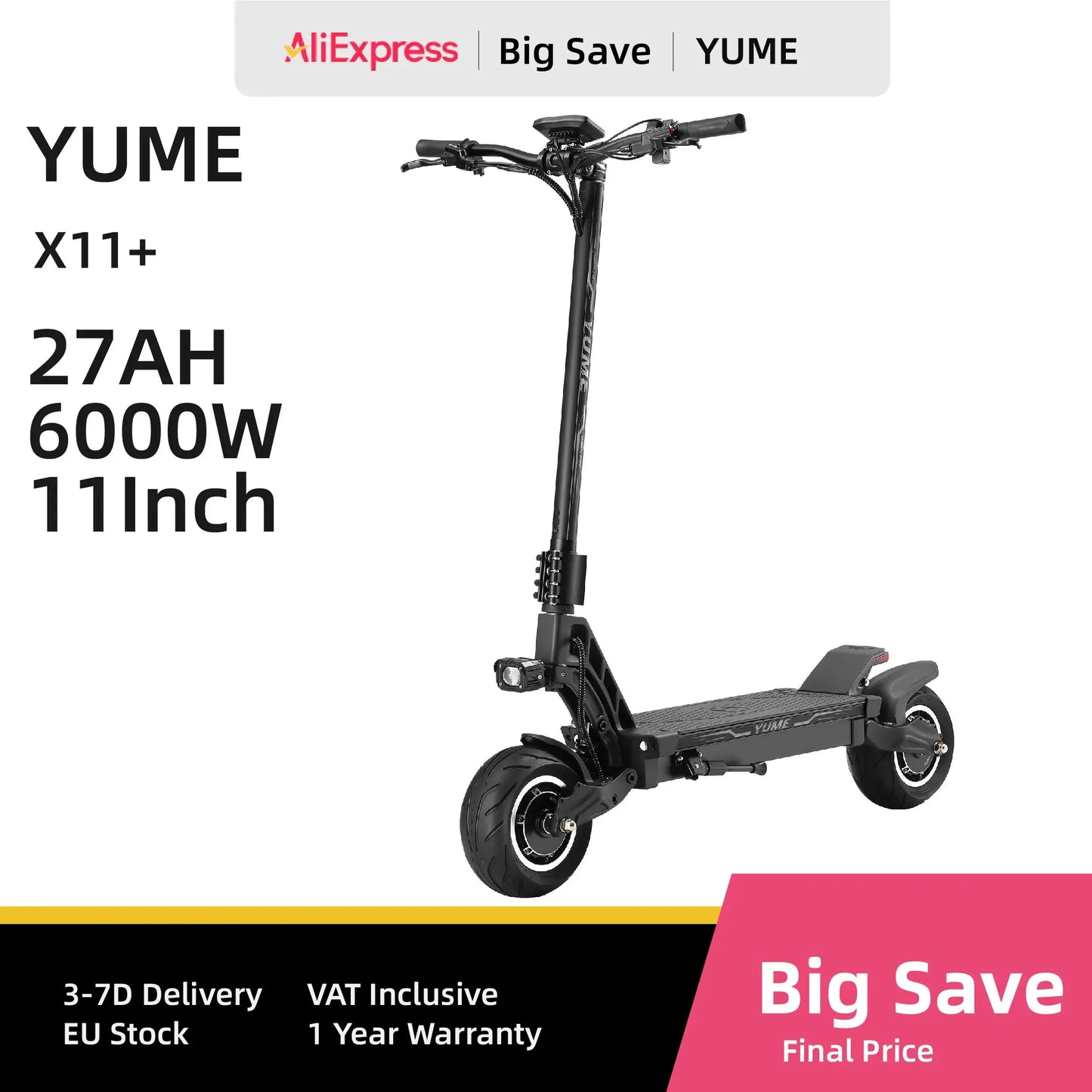 YUME X11+ Electric Scooter