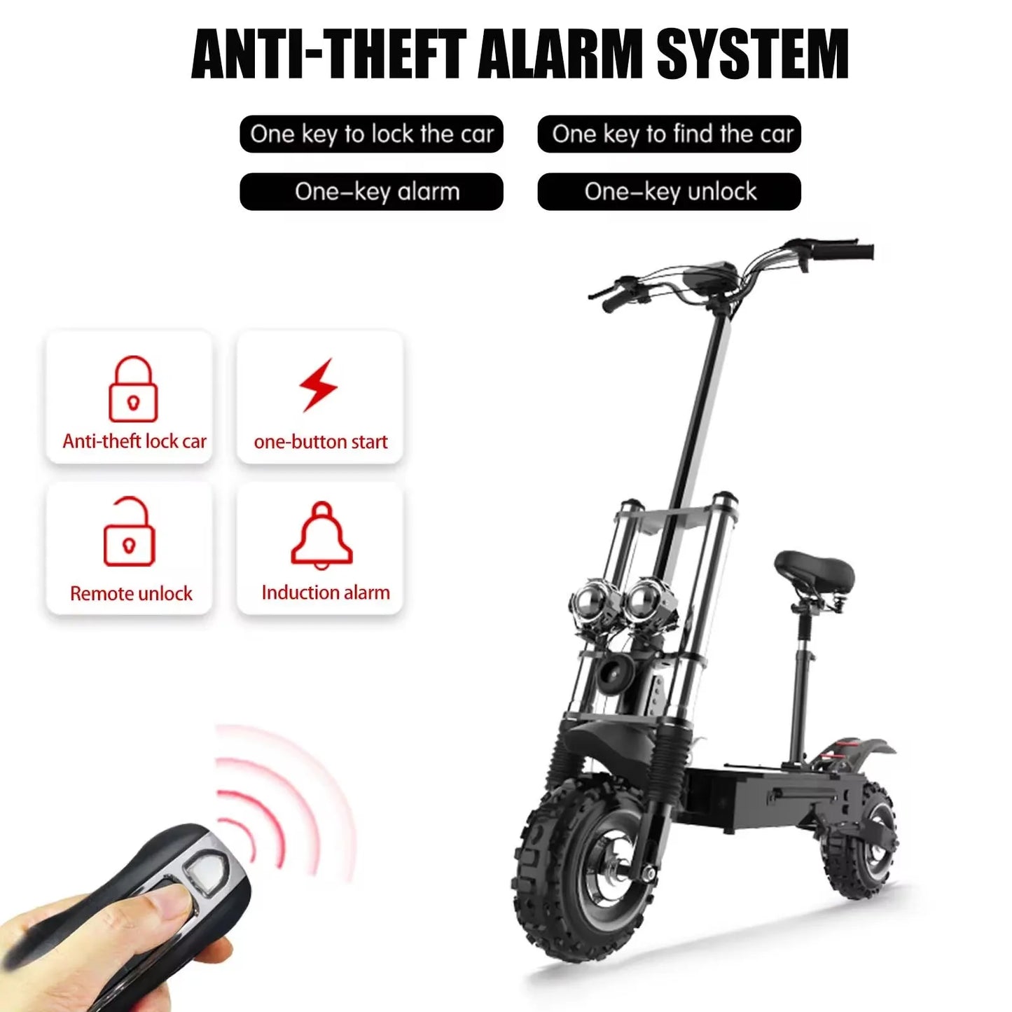 Commuter Seated Adults Electric Scooter