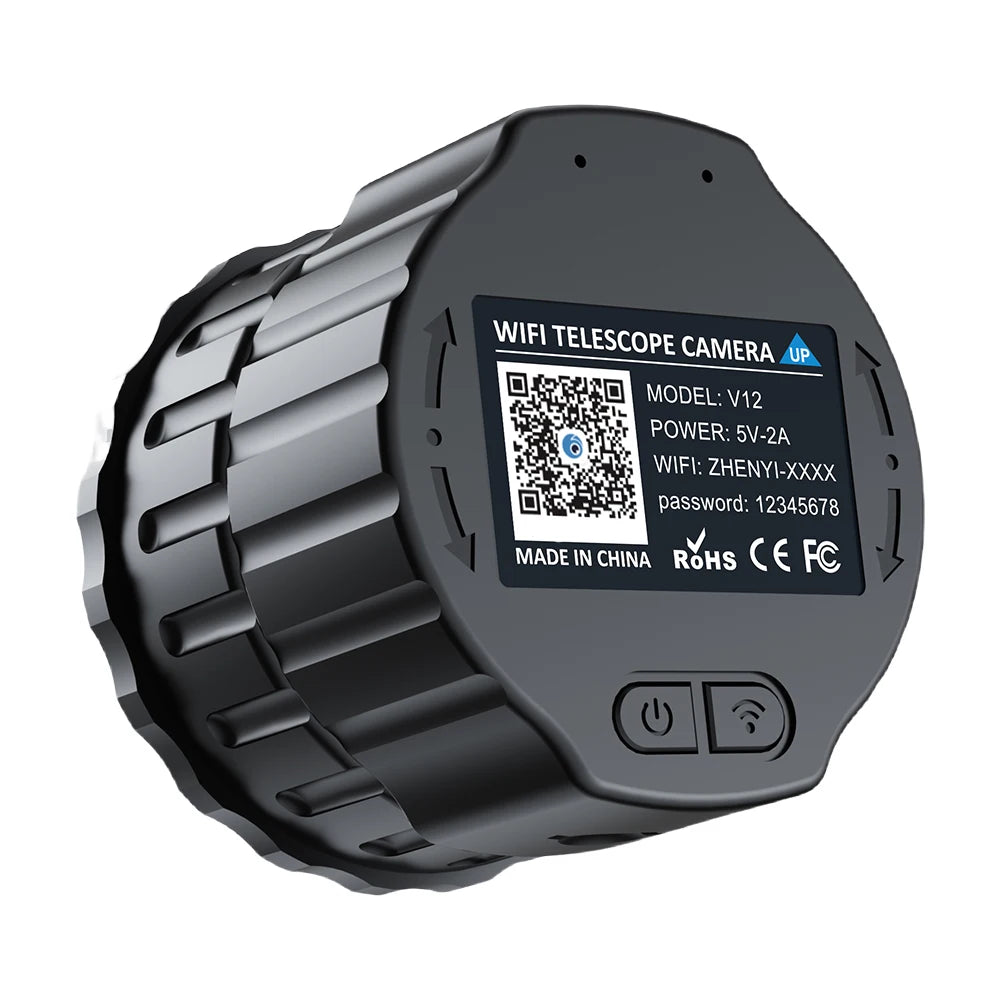 2K 4 Million High-Definition WiFi Electronic Eyepieces for 25mm-50mm Scopes WiFi Electronic Telescope Eyepiece for Bird Watching