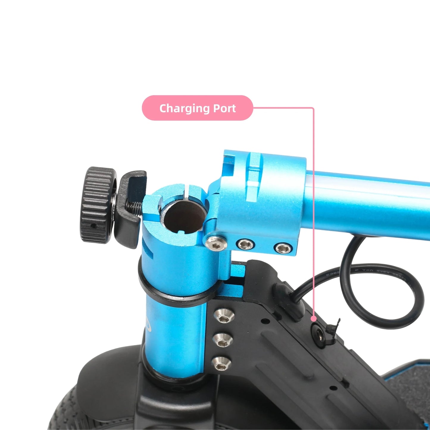 Foldable Electric Scooter EMOKO A43 130W,11Mph,6Mile,Children's Electric Scooter,21.6V 2AH,Suitable for 6-12 Years Old