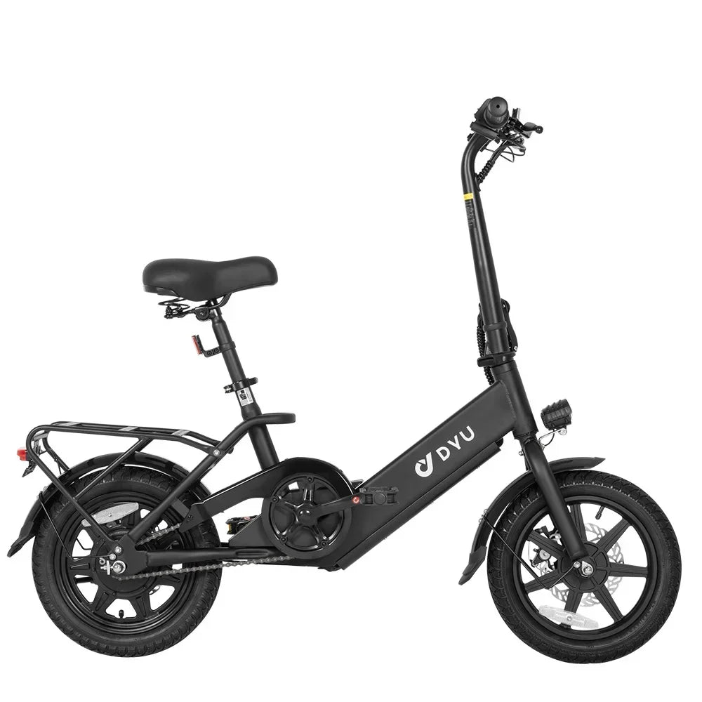 DYU C3 Adult Electric Bicycle, 250W city ebike, 36V 7.5AH E-bike, 14 Tire Foldable Electric Bike