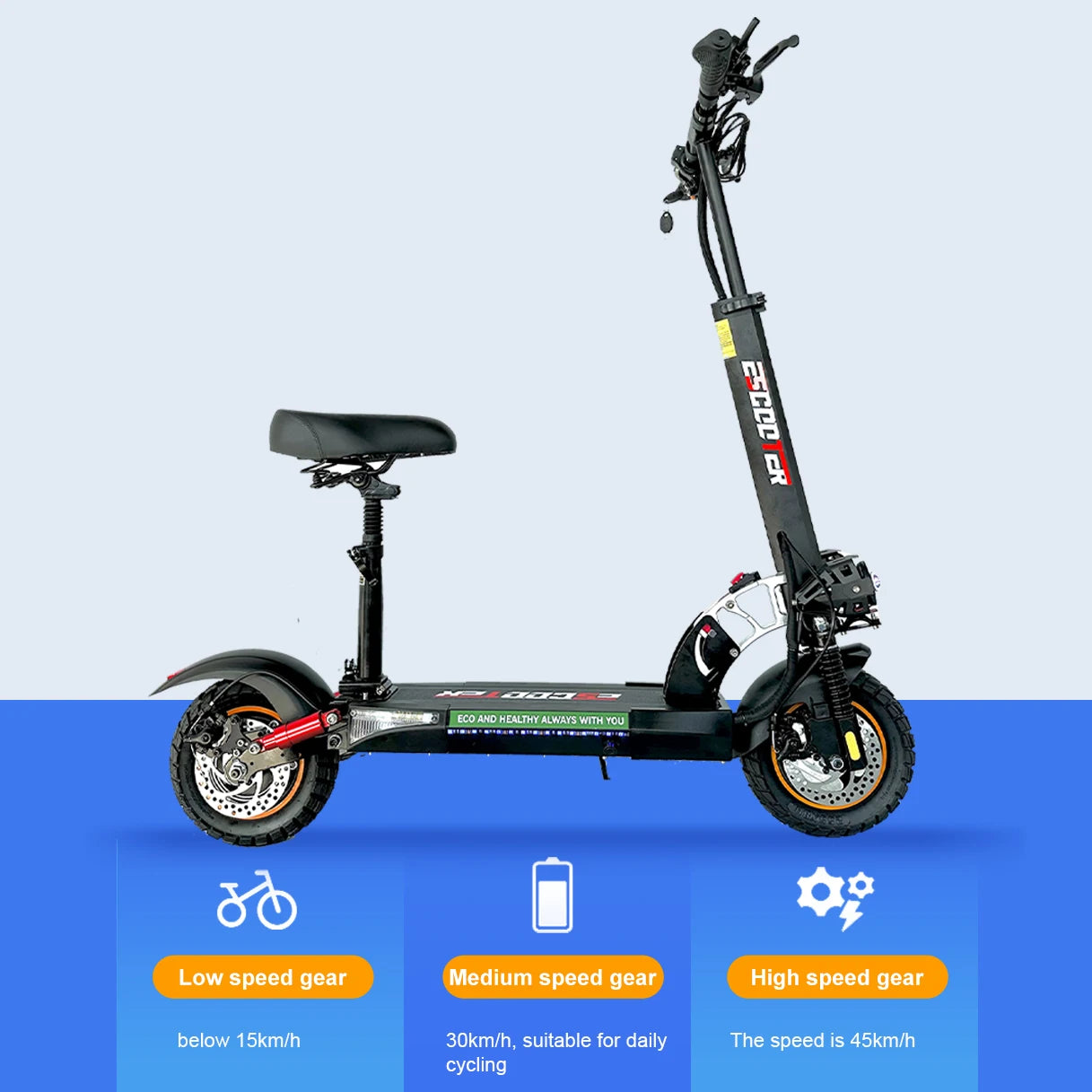 Powerful Electric Kick Scooter 45KM/H