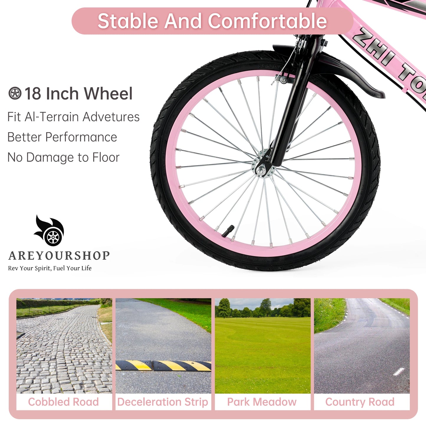 AREYOURSHOP 14/16/18 inch Kid's Bike Child Bicycle for Boys and Girls with Training Wheel for 3 to 10-Year-Old Toddler Beginners