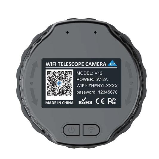 2K 4 Million High-Definition WiFi Electronic Eyepieces for 25mm-50mm Scopes WiFi Electronic Telescope Eyepiece for Bird Watching