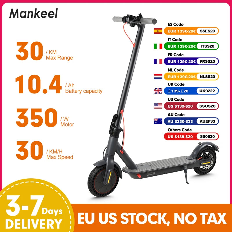 Mankeel MK083 Electric Scooter for Adults