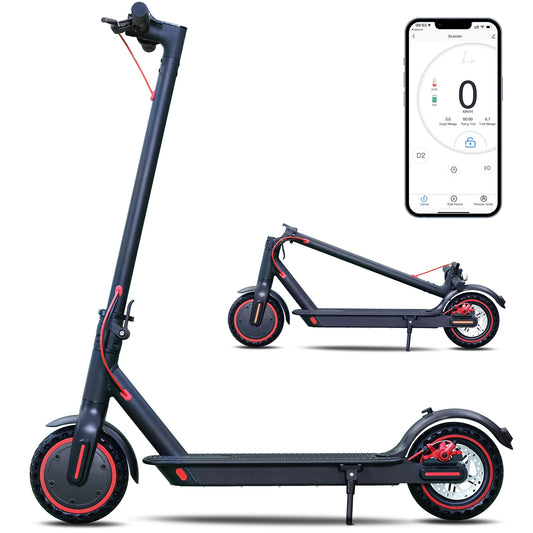 HEZZO-Foldable Electric Kick Scooter, 8.5Inch, 350W, 36V, 10.4Ah, Powerful Xiomi, Cheap Foldable Trotinette, EU and US Warehouse