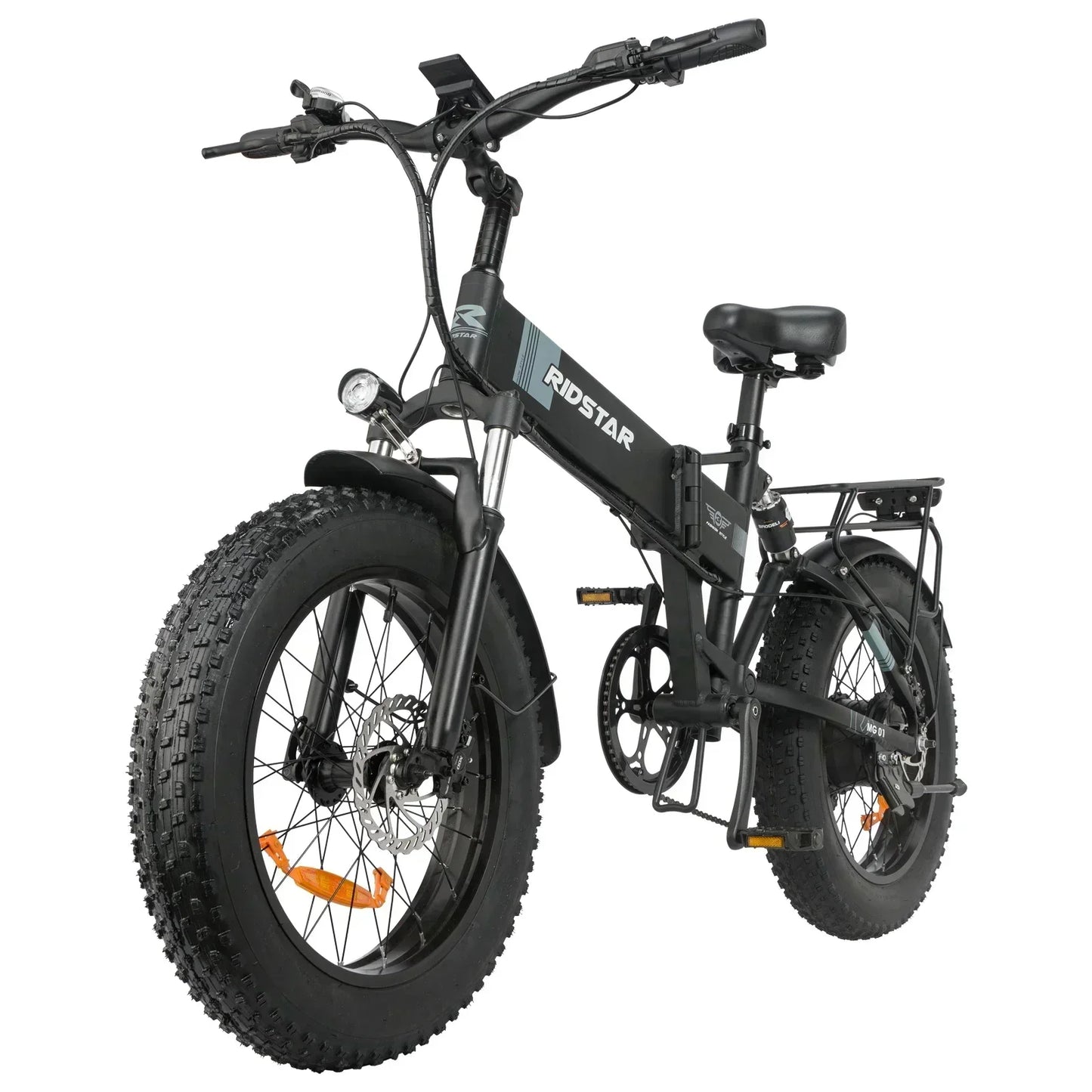 Ridstar H20 Folding Electric Bicycle 1000W Motor 48V23AH Hidden Lithium Battery Ebike 20-inch Fat Tire All-terrain Electric Bike