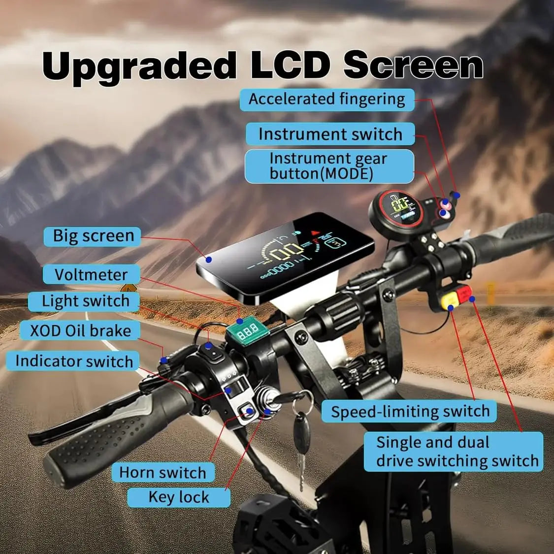 Electric Scooter for Adults with Seat