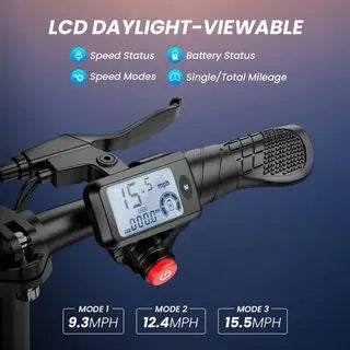 Gyroor 450W Electric Scooter with Seat for Adult, 12 inch Commuter Electric Scooter with Basket - up to 21 Miles 15.5MPH