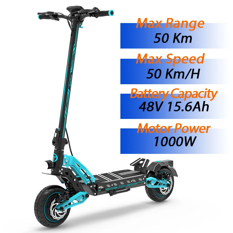 DT10 Dual Motor 48V 52V 20.8Ah Electric Scooter 1200W*2 1000W*2 60KM/H 70KM/H Range 70KM 80KG Offroad-Elektroroller