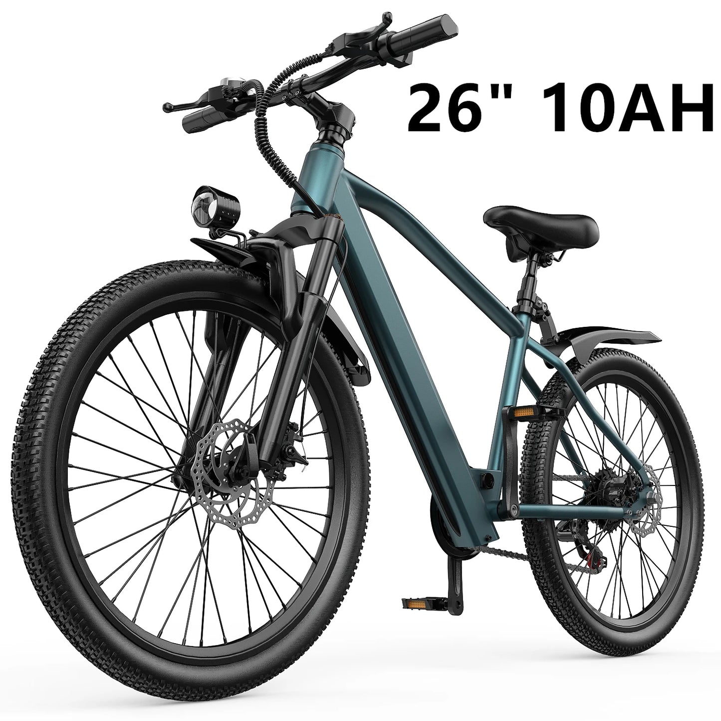 Adults Electric Bicycle, 26" 24" Electric Mountain Bike with 36V Battery Peak 500W Motor,21 Speed Ebike Electric Bike for Adults