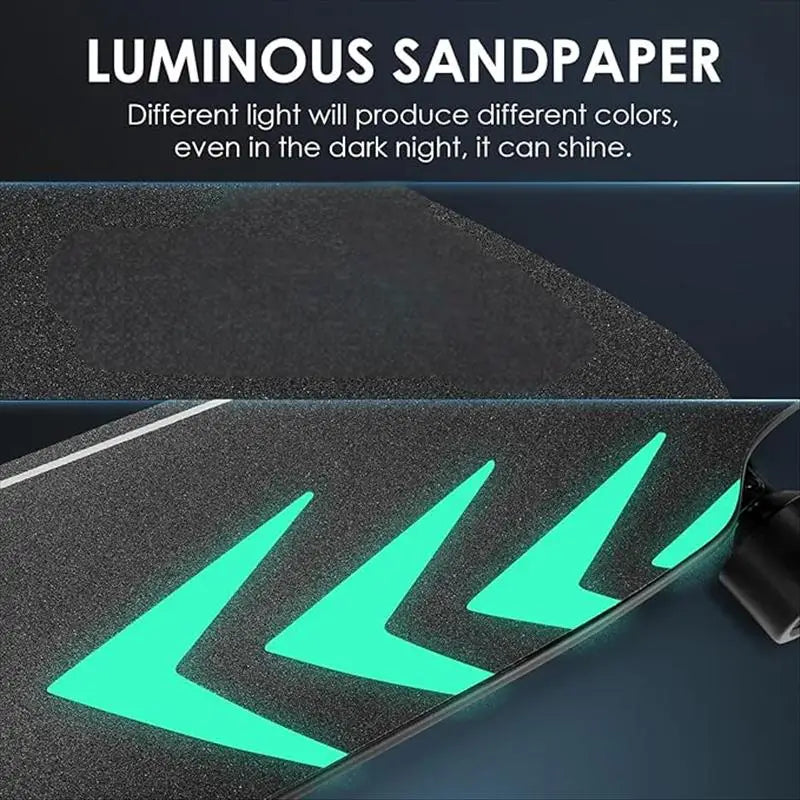 38" Electric Skateboard with Remote Control, 300 lbs Max Load