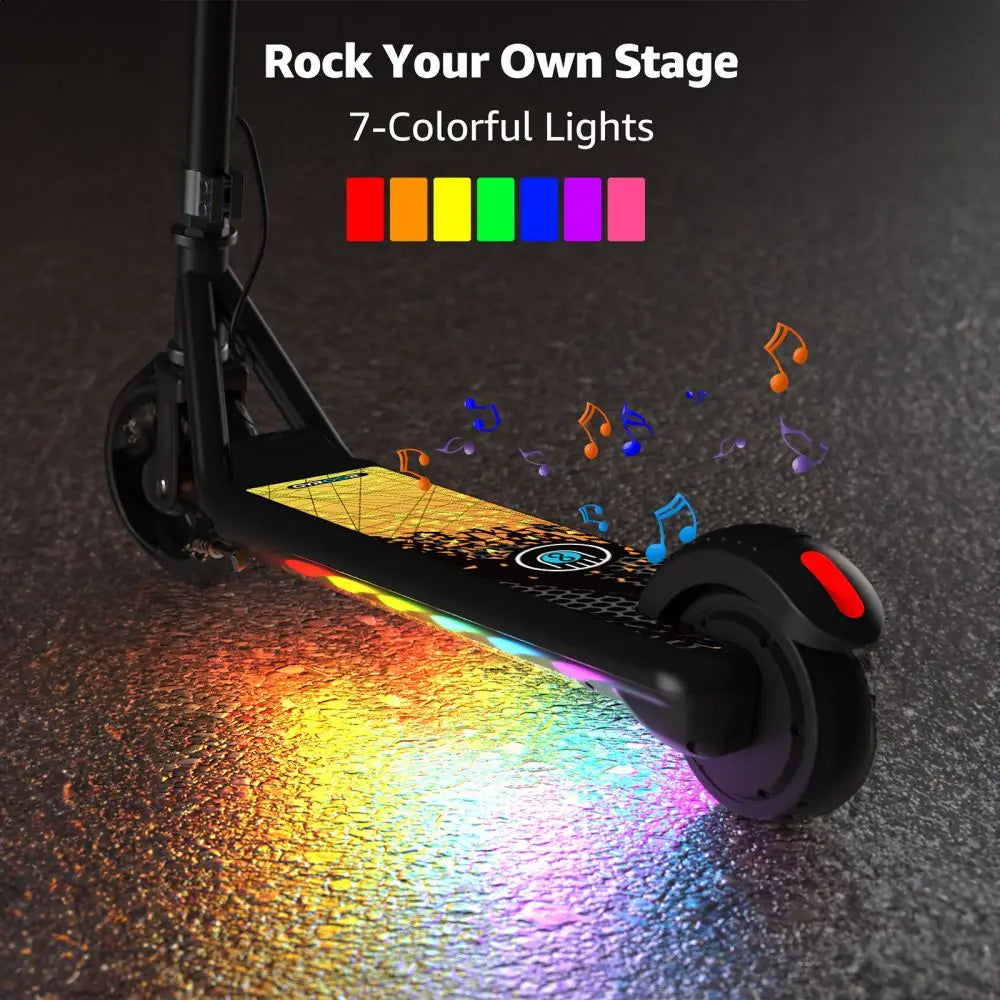 H30 Max Electric Scooter for Kids, LED Dispaly, 150W Powerful Motor, Dual Brake System, Adjustable Height and Speed.