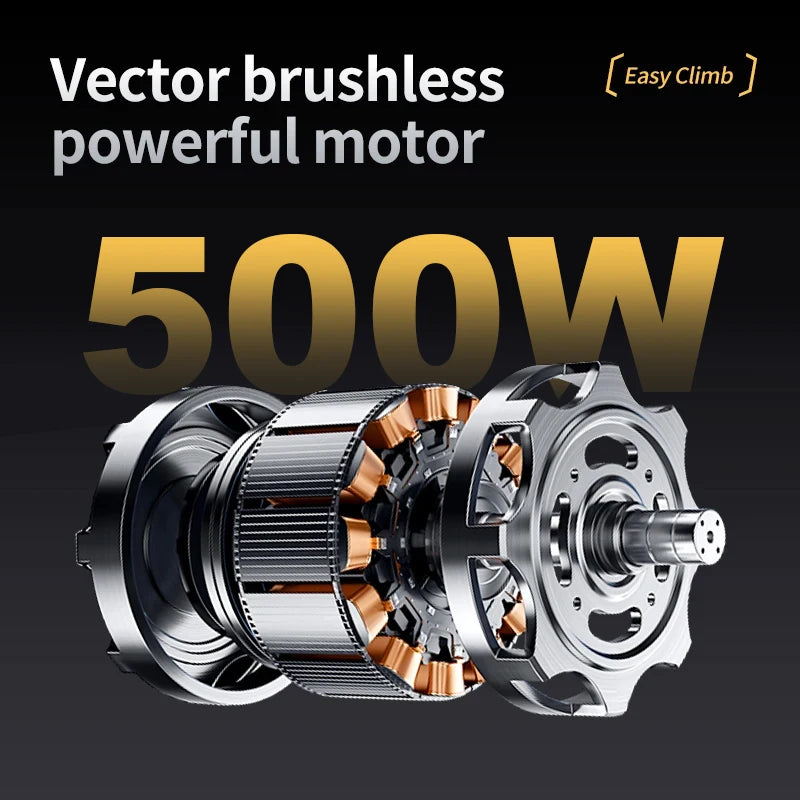 ESBS/ESBSPRO Electric Scooter 500W Motor 48V 10.4/22.5AH Battery 14Inch Tires 28Miles 21MPH With Seat Rear Basket Adult EScooter