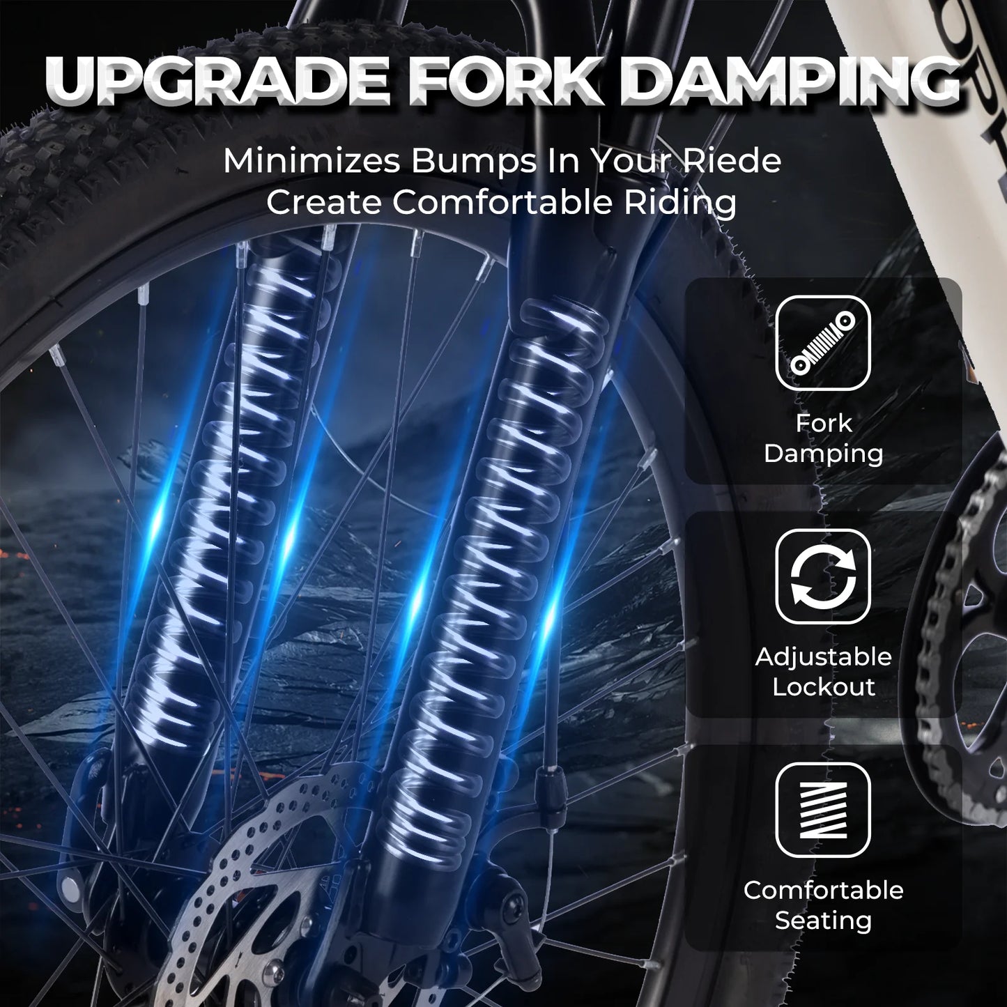 Adult racing electric bike - mountain lightweight electric bike, equipped with 350W brushless motor, 360Wh detachable battery,