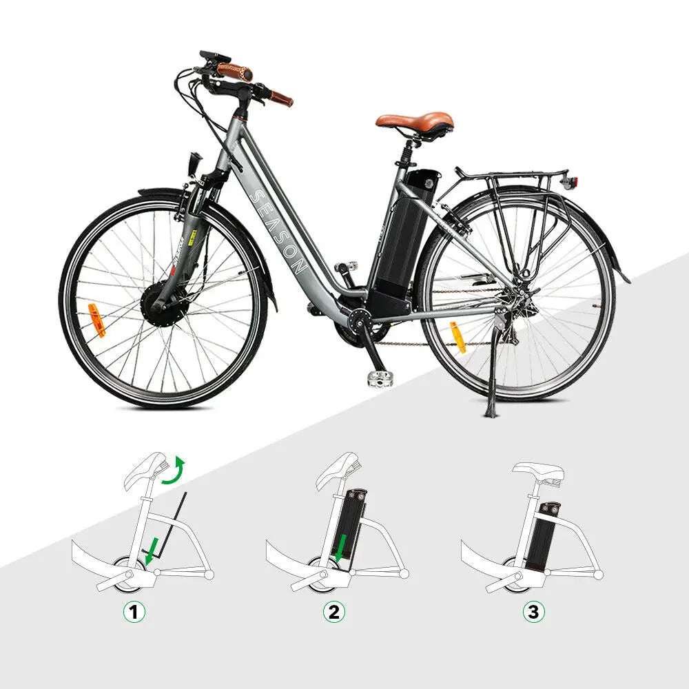 Silver Fish Battery 48v 36v USA in Stock Rechargeable Lithium-ion Battery Pack for 48V 750W Motor