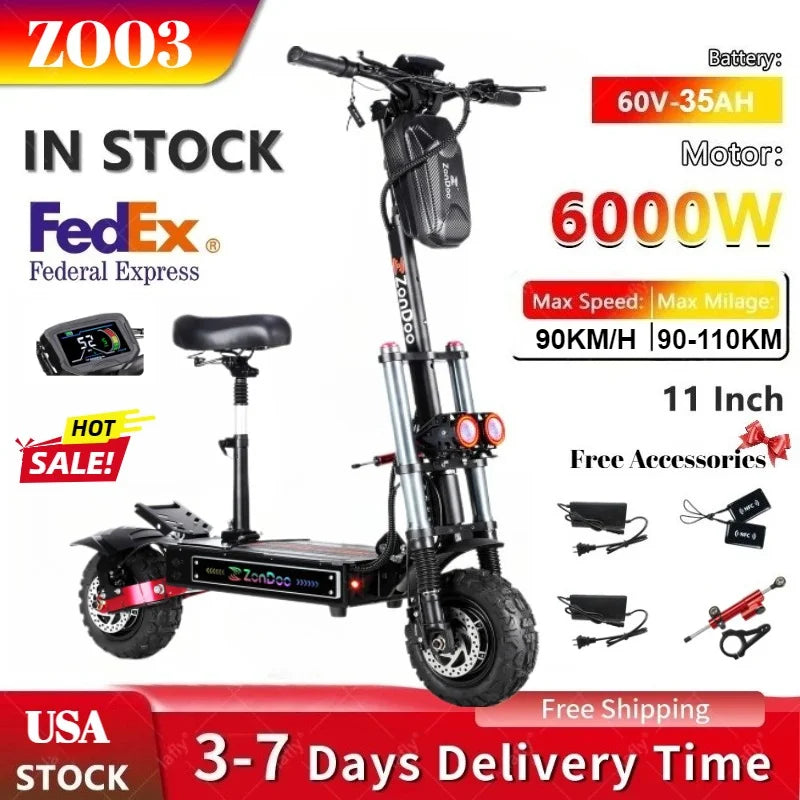 ZO03 Plus Adult Electric Scooter