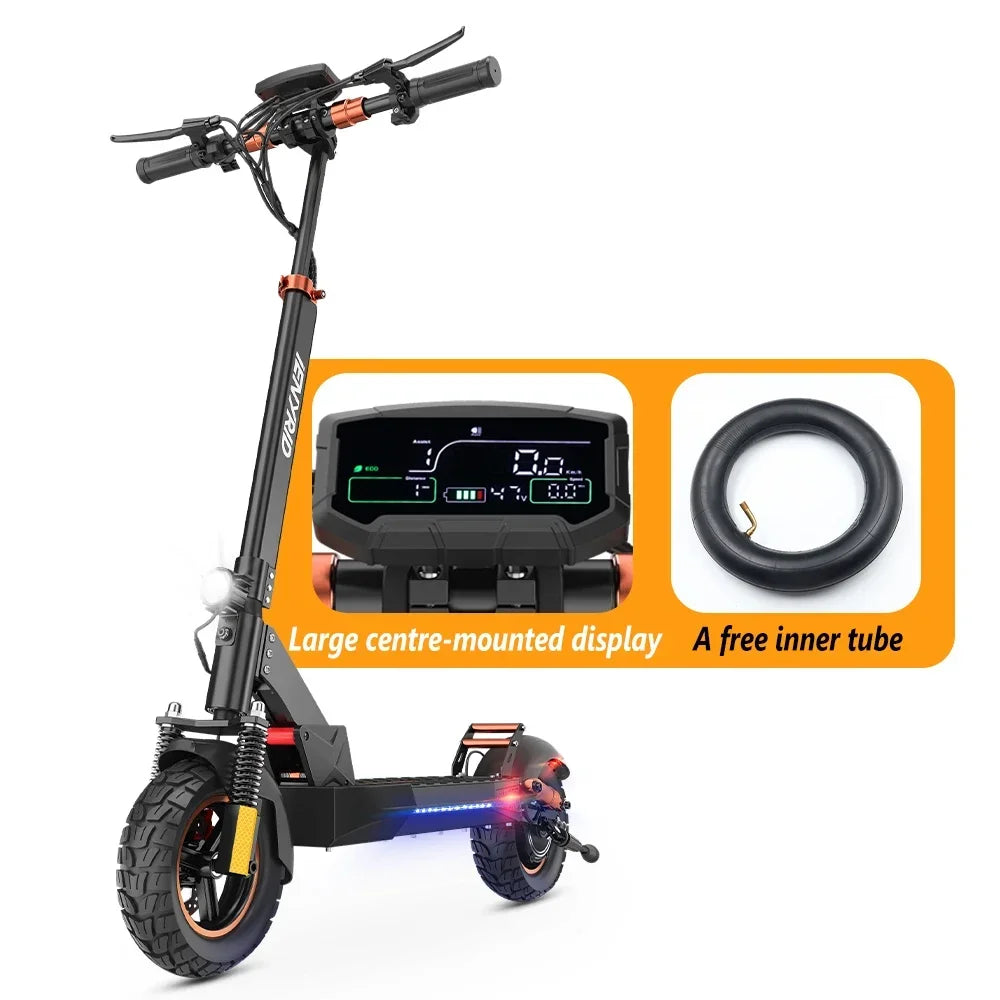 IENYRID M4 PRO S+ MAX E-Scooter 800W Motor 48V20Ah Lithium Battery Scooters Electric 10 Inch Off-road Tire Foldable E-Scooter