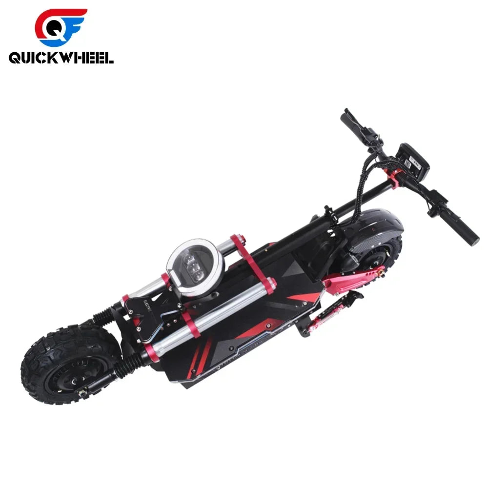 Boyueda S5 Adult Electric Scooter 6000W 60V 38.4Ah Electric Scooter 11 Inch Foldable Electric Scooter Dual Motor