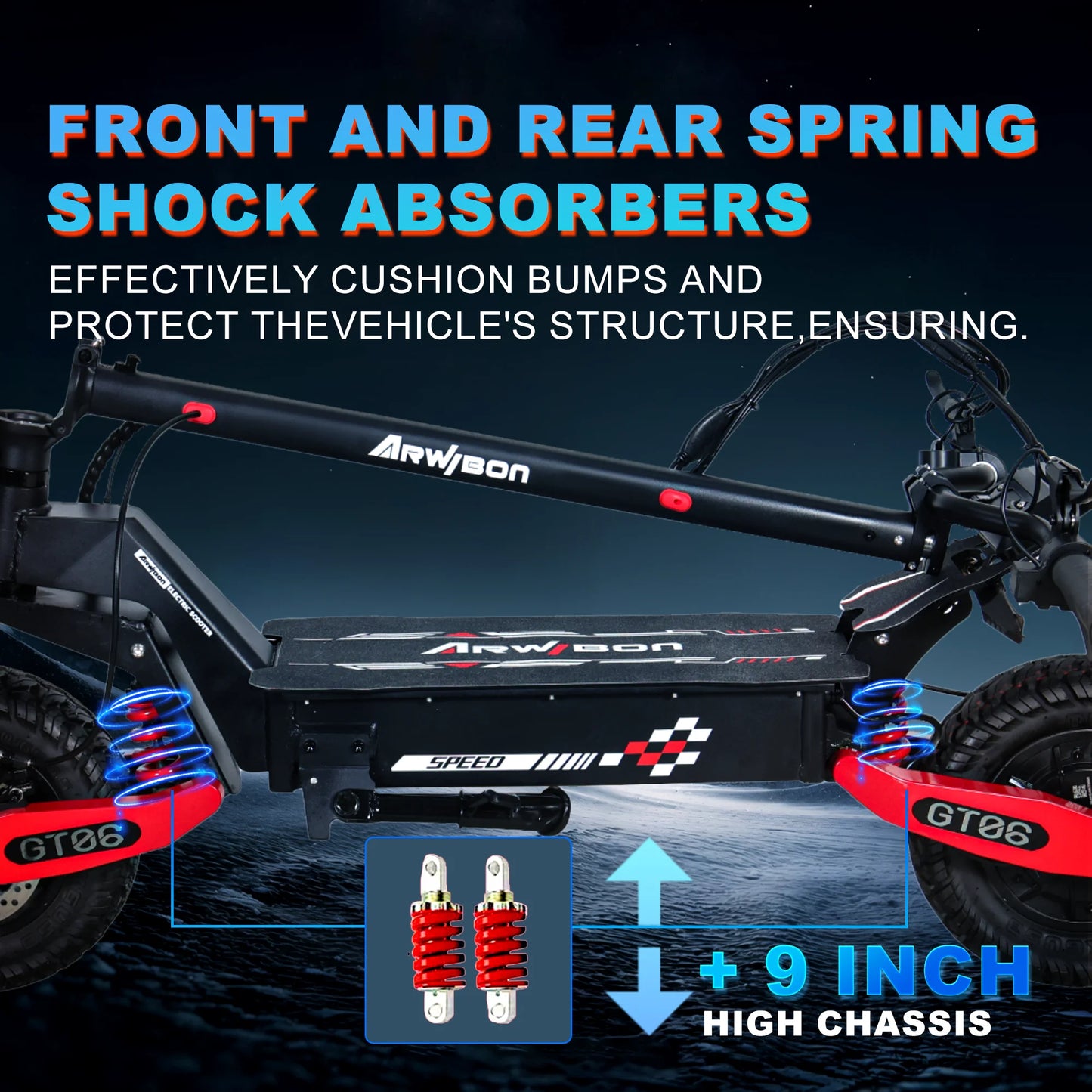 45Miles Long Range 40MPH Top Speed E Scooter