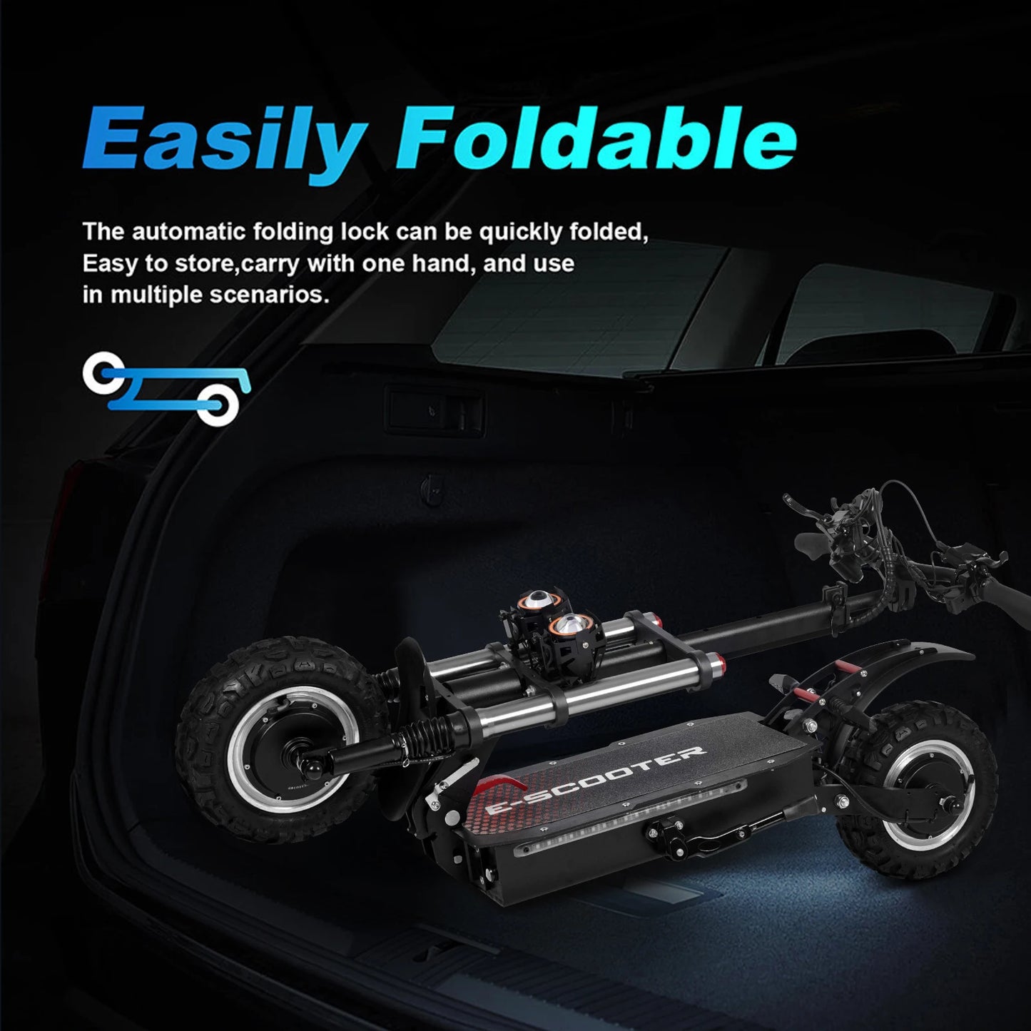 6000W High Power Adult Electric Scooter Off-Roadx