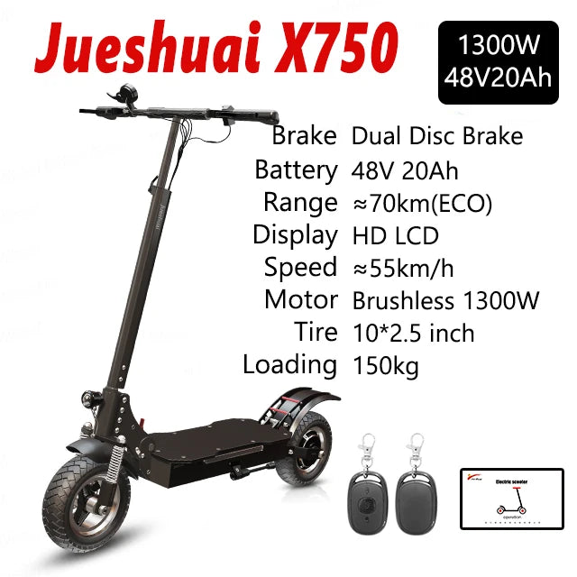75KM/H Electric kick scooter 60V 48V 1300-3200W 10 inch Fat Tire Foldable Waterproof Electric Scooters Adults EU Warehouse