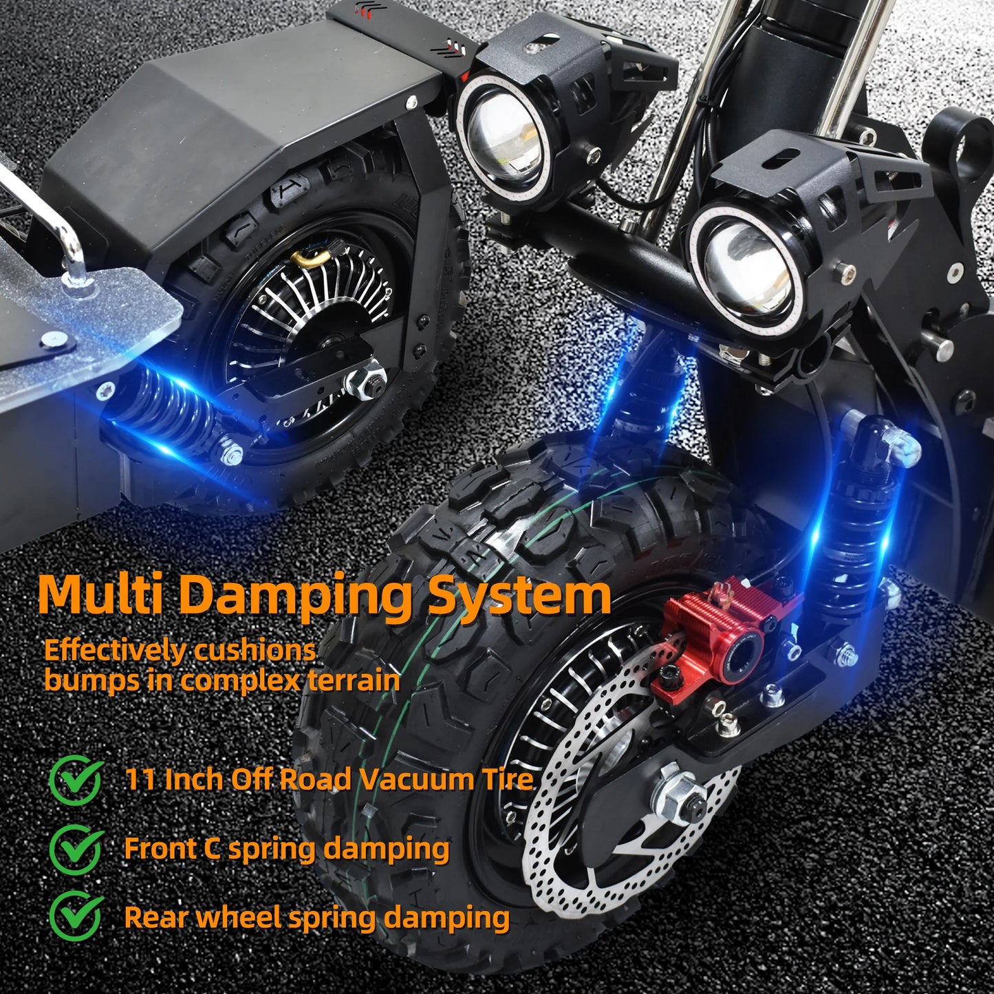 Electric Scooter for Adults, 5600W Dual Motors Up to 50 MPH, Electric Scooter Adults Range 50 Miles, 60V 27Ah Large Capacity Bat