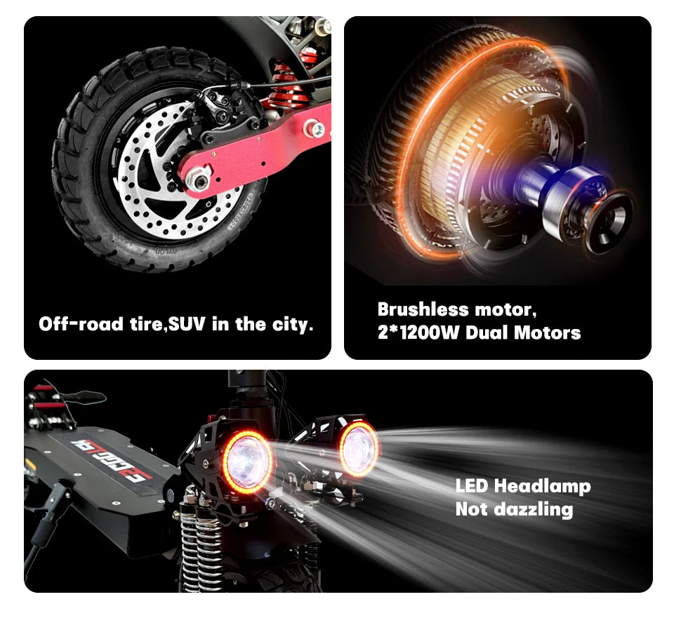 2000w Folding Kickstand