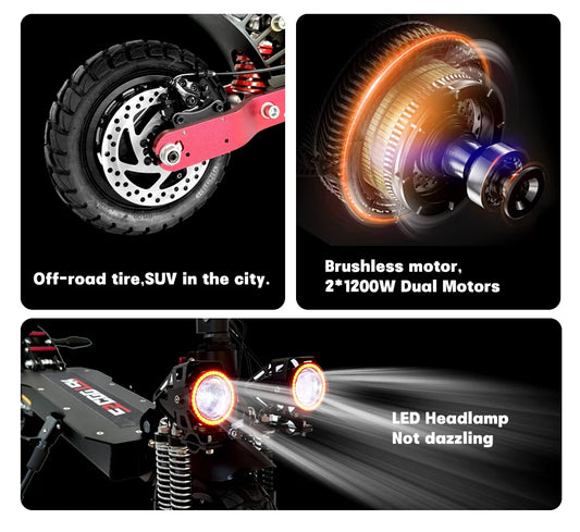 2000w Folding Kickstand