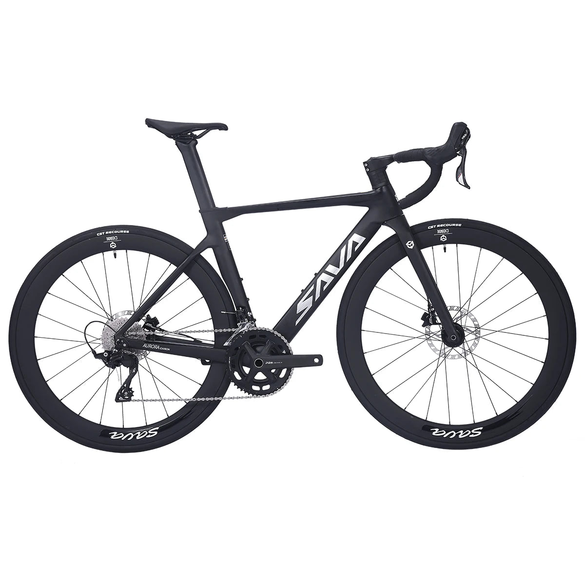 SAVA NEW A7L Carbon Road Bike, Adult Racing Bike, Equipped With Shimano 105 R7100, 24-Speed Hydraulic Brakes