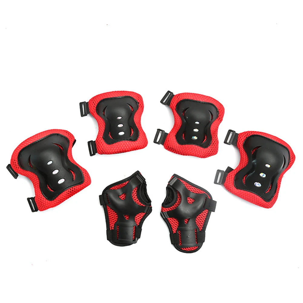 Kids Bike Helmet Knee Elbow Wrist Pads Helmet