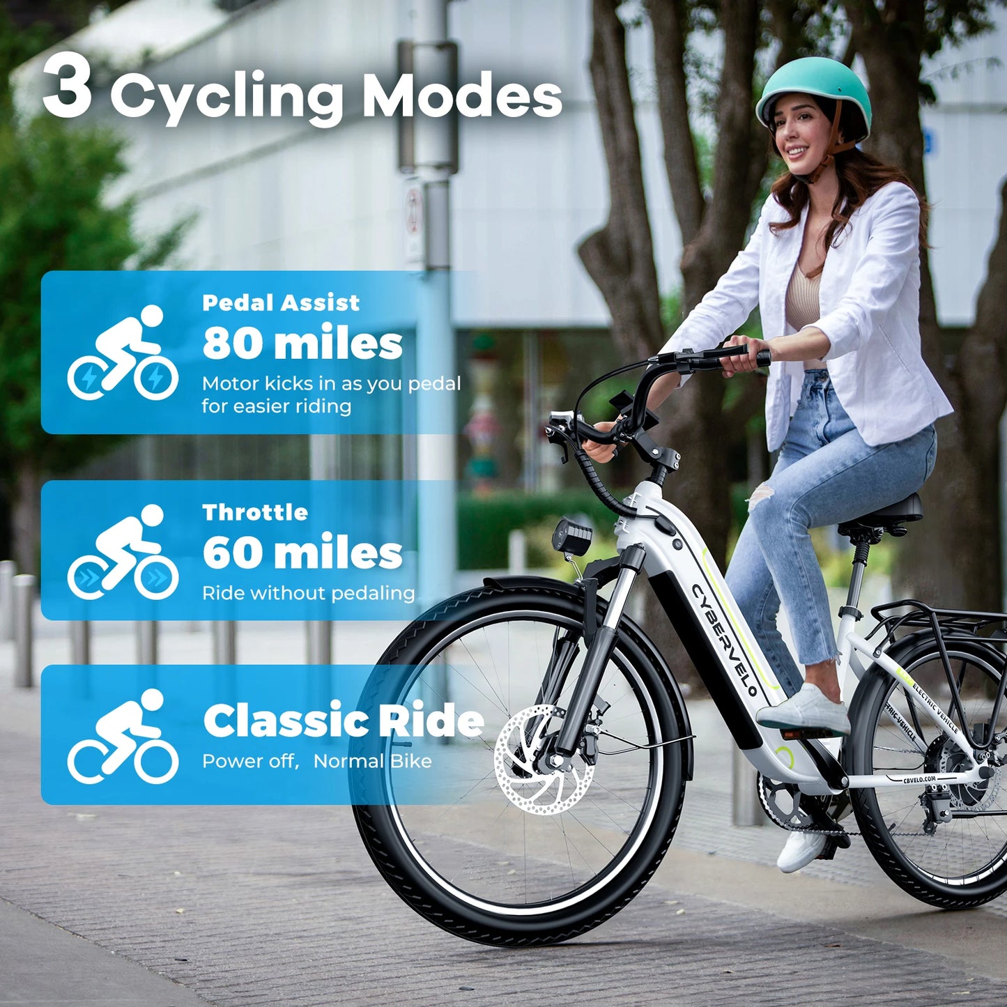 1000 Peak Electric Bike for Adults,up 80 Miles Removable Battery Ebike, 26" Electric E Bike with 7-Speed,Adult Electric Bicycles