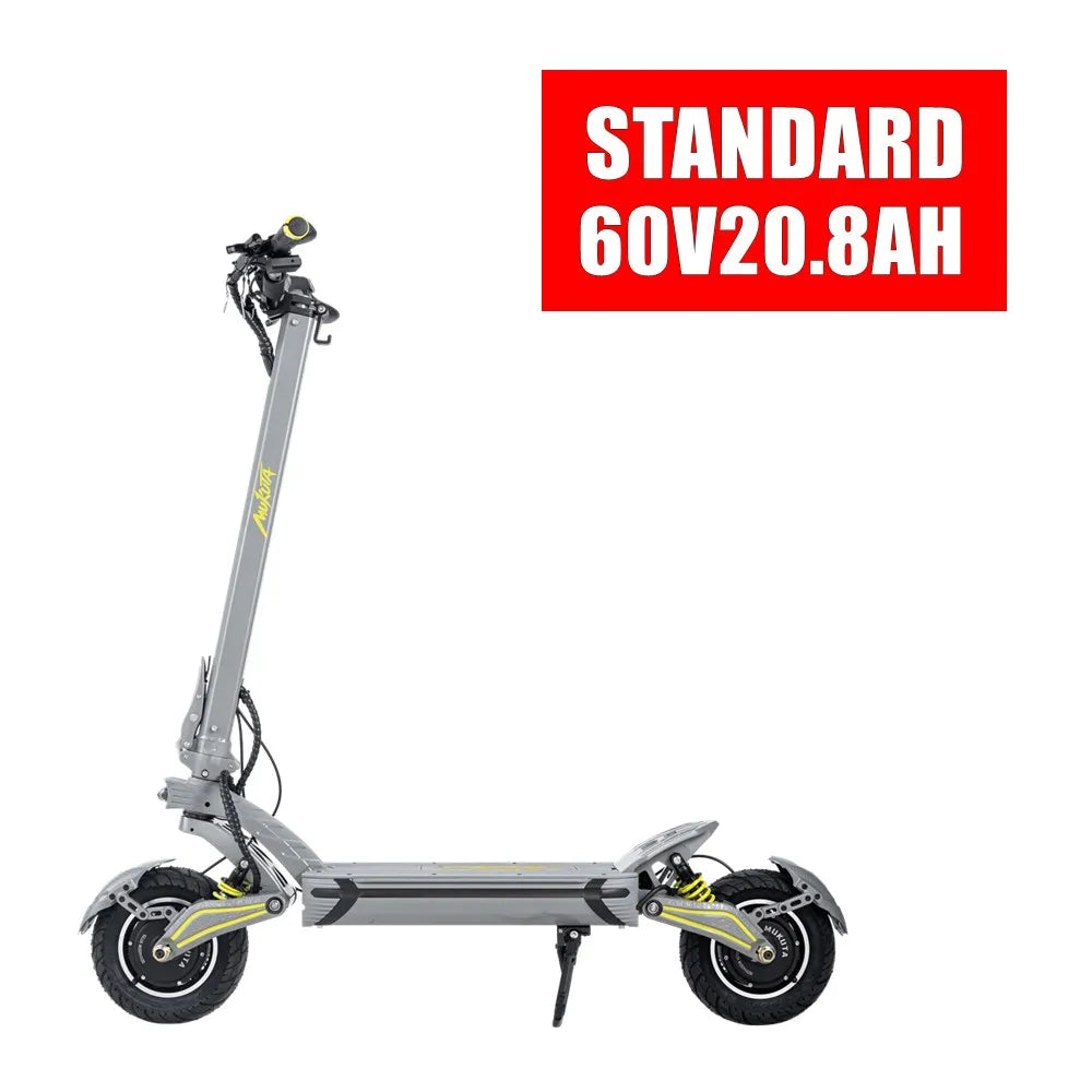 MUKUTA 10 Plus Dual Motor Off-Road Electric Scooter Foldable 10-Inch 60V 1400W*2 VSETT 10+ T10-DDM ZERO 10X DUALTRON All-Terrain