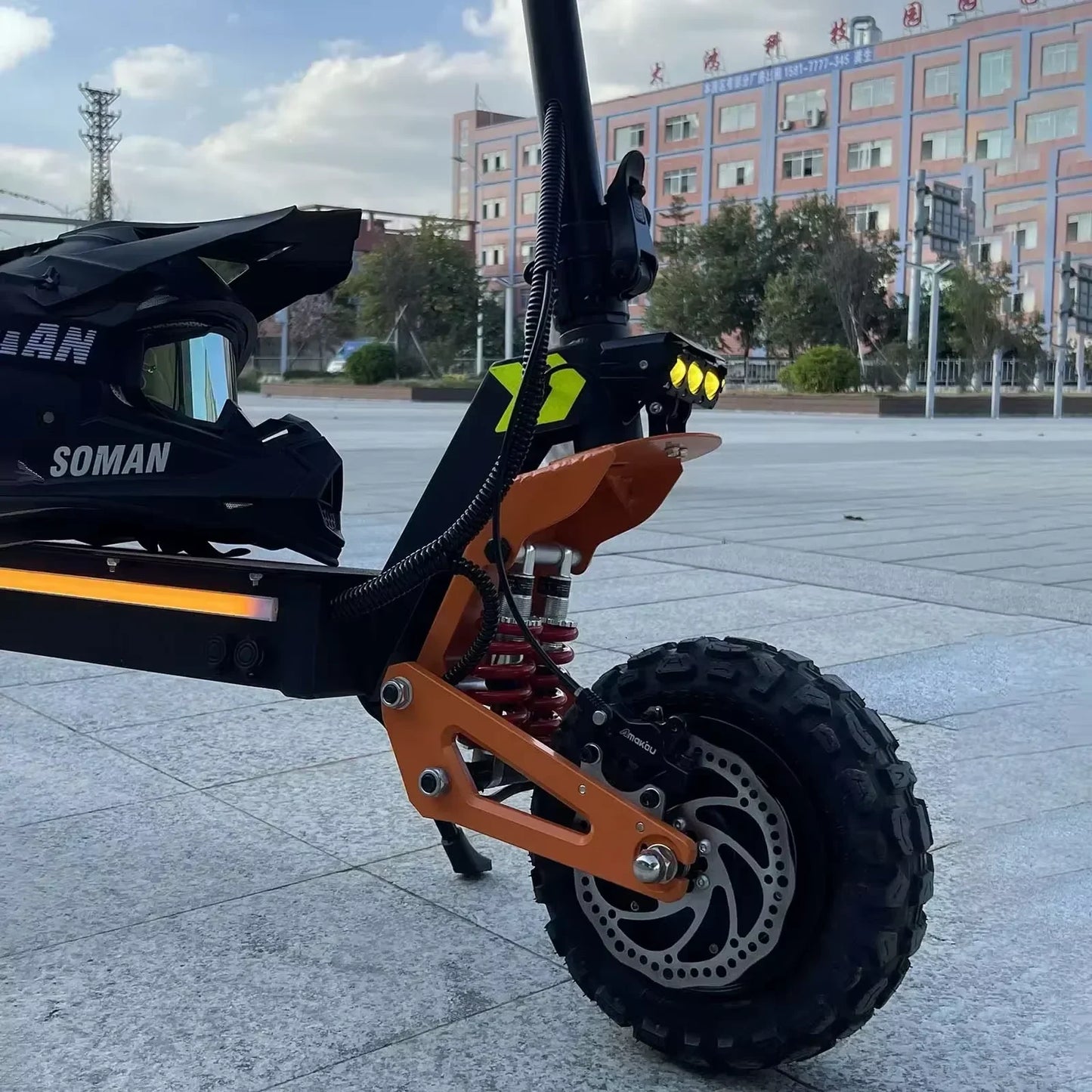 New X5 electric scooter 6000W dual motors maximum speed 80KM/H off-road electric scooter maximum range 120KM foldable scooter