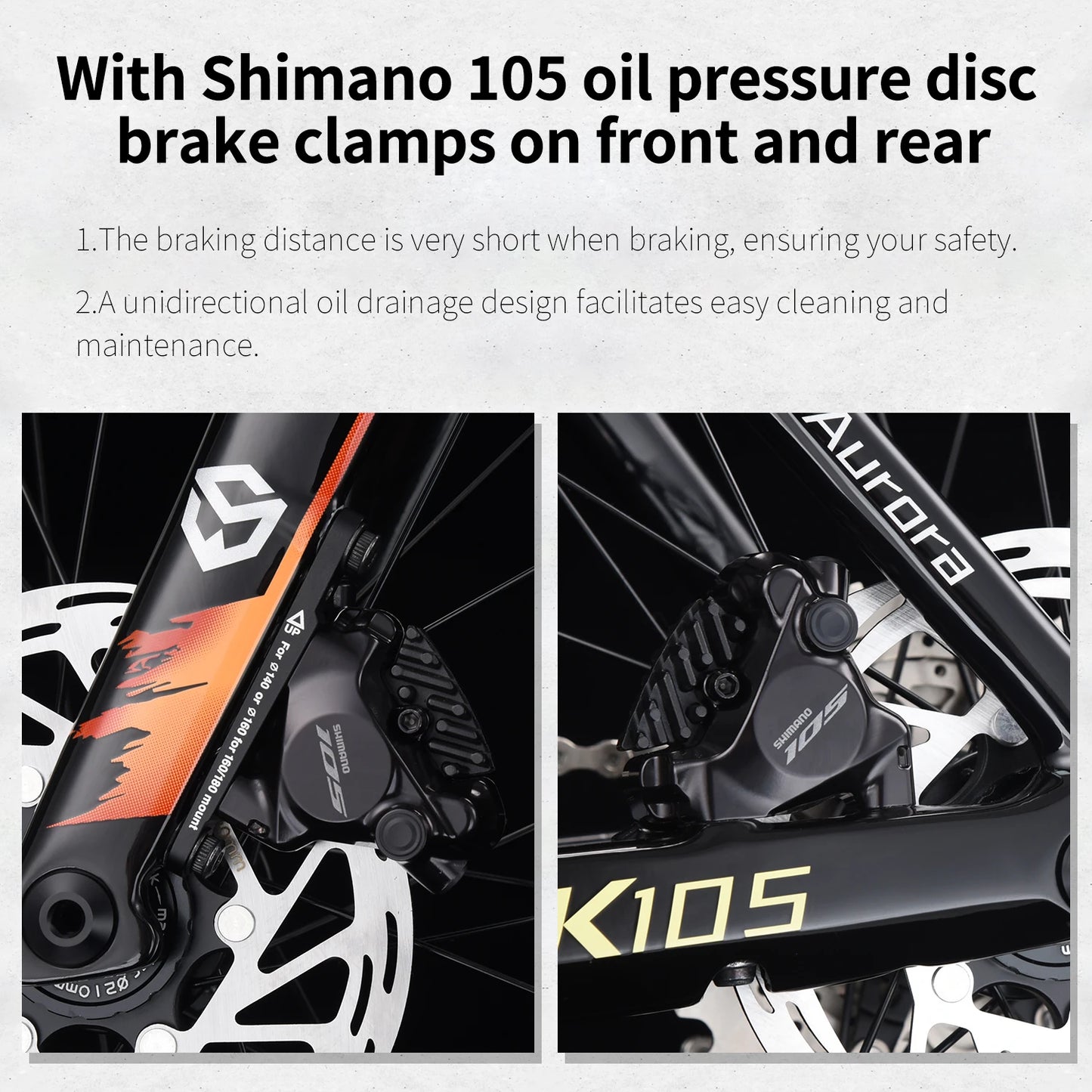 SAVA AK105 Carbon Fiber Road Bike Adult Racing 700C UCI Proven Complete Bike Carbon Fiber Frame With 105 R7120 24 Speed Groups