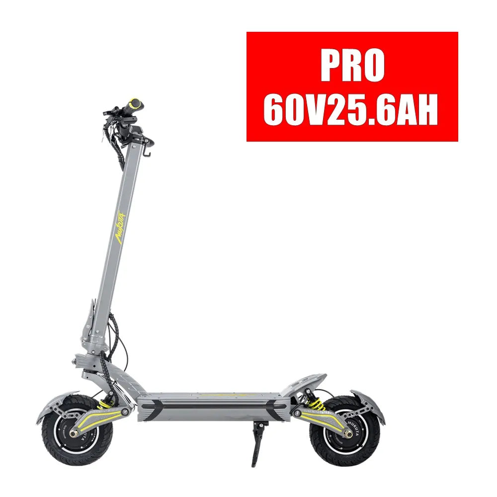 MUKUTA 10 Plus Dual Motor Off-Road Electric Scooter Foldable 10-Inch 60V 1400W*2 VSETT 10+ T10-DDM ZERO 10X DUALTRON All-Terrain