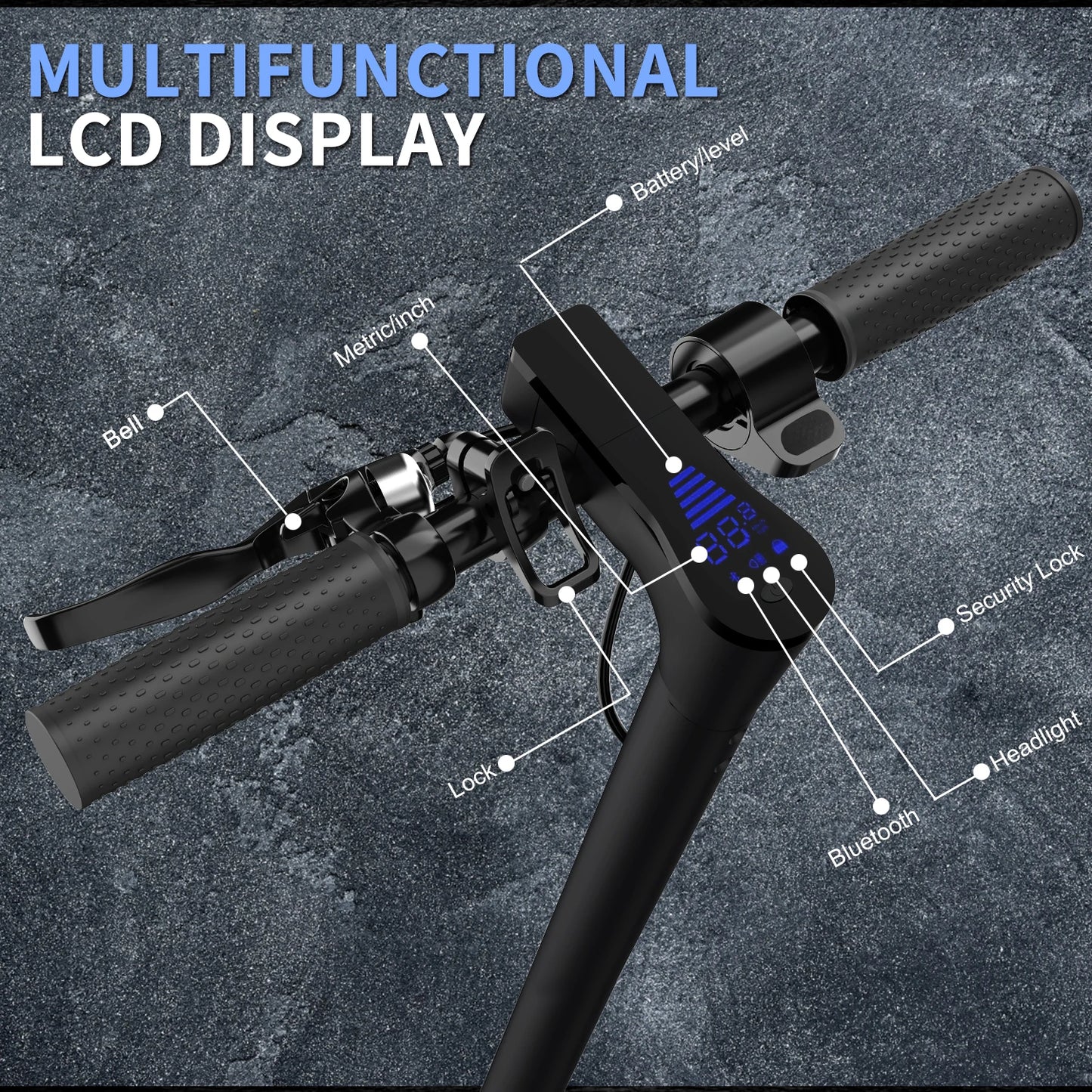 Electric Scooter US Stock 350W 36V 7.8Ah Max Speed 30Km/h APP Smart Adult Scooter 10Inch Foldable Electric Scooter