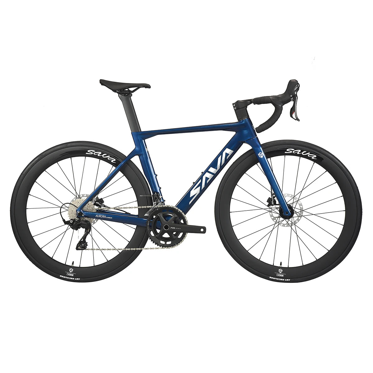 SAVA NEW A7L Carbon Road Bike, Adult Racing Bike, Equipped With Shimano 105 R7100, 24-Speed Hydraulic Brakes