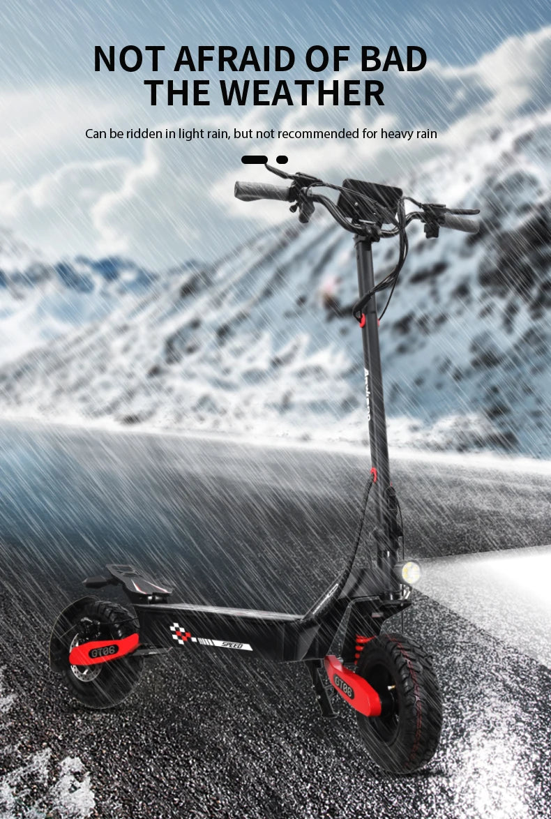 GT06 Adult Electric Foldable Commuter E-Scooter 48V 13H